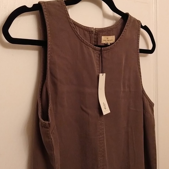 Thread & Supply Feria Dress Olive S NWOT - Picture 7 of 7